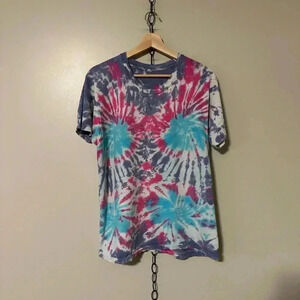 Vintage 1980s Tye-Dye  T-shirt Large